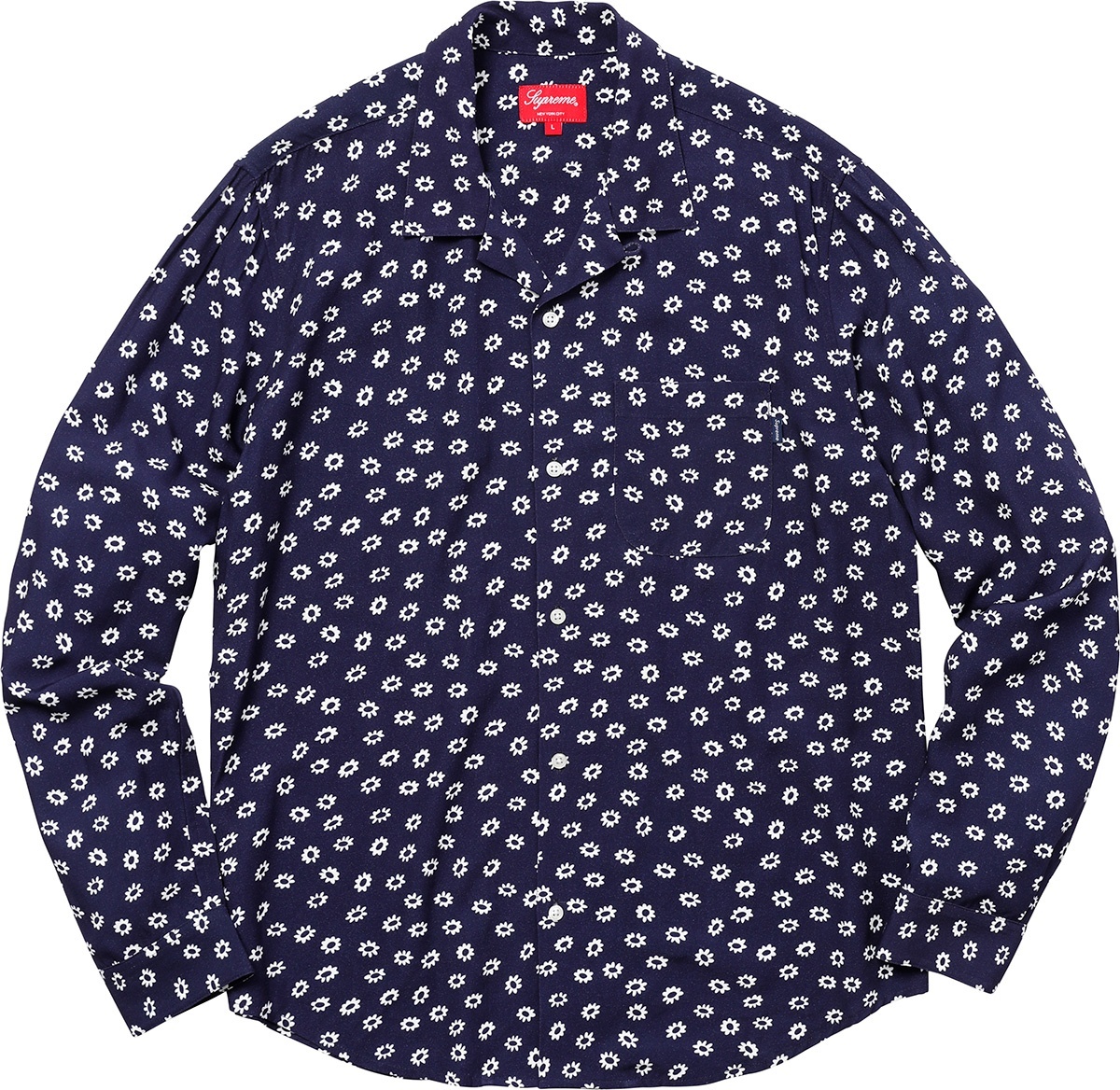 Flowers L/S Rayon Shirt view 2